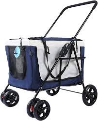 Wysoki Oddychający Wózek Pet Gear z 4 Kołami